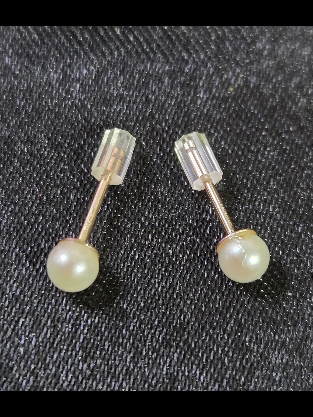 Pearl Earrings ✨️ NWT (Old Stock) ✨️Signed 1/20 14K✨️AAA Akoya✨️Size: 4mm - Picture 5 of 6